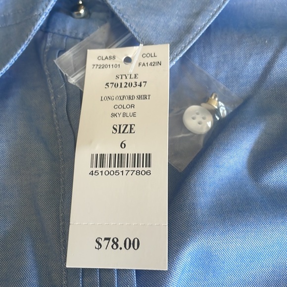 NWT White House Black Market button down shirt size 6 - Picture 10 of 10